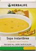 sopa  quatro queijo com croutons